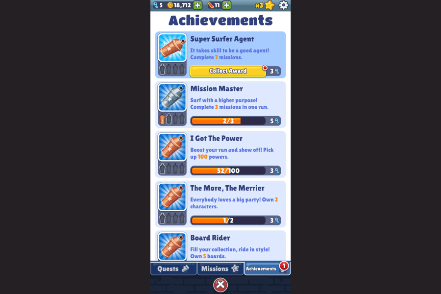 achievements