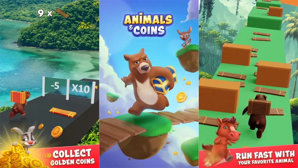 animals and coins