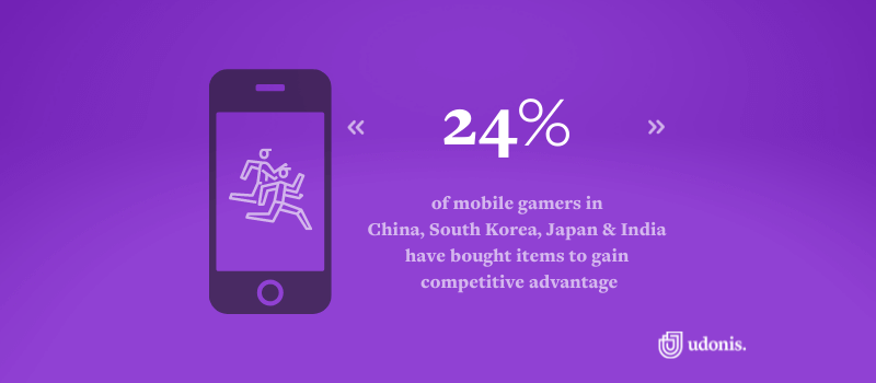 monetizing mobile games in asia statistic pay to win