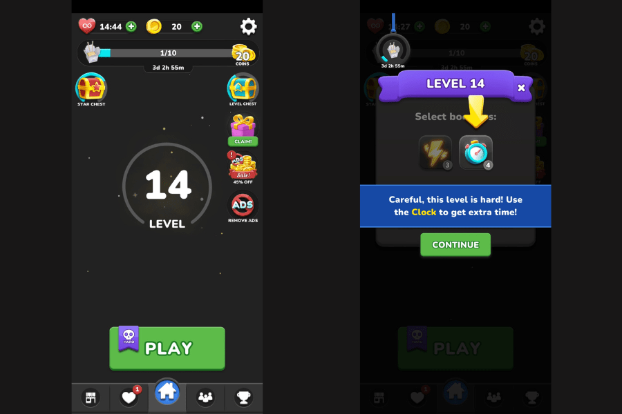 triple match 3d difficult level