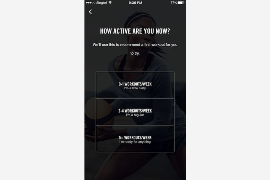 nike app personalization
