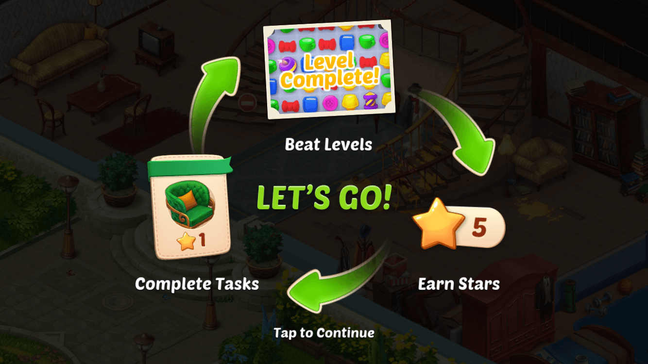 homescapes core loop