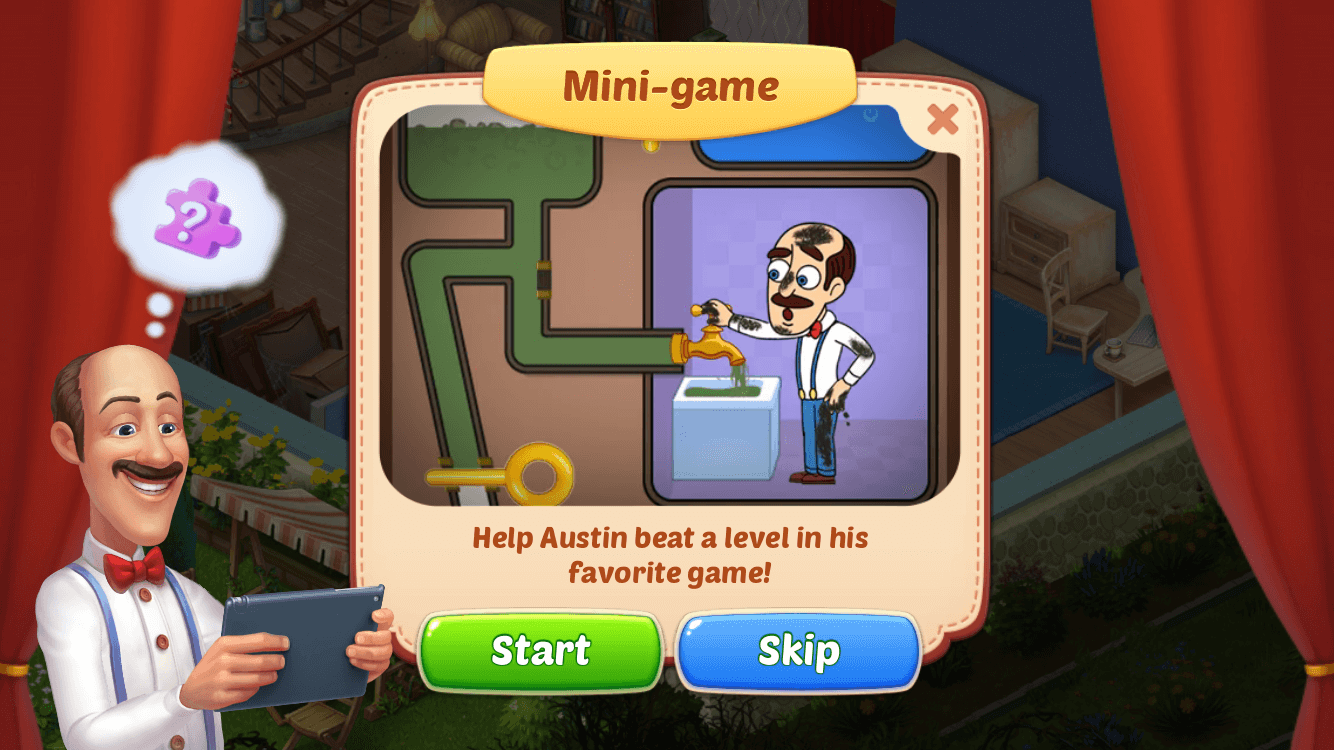 mini game homescapes