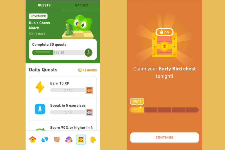 duolingo quests