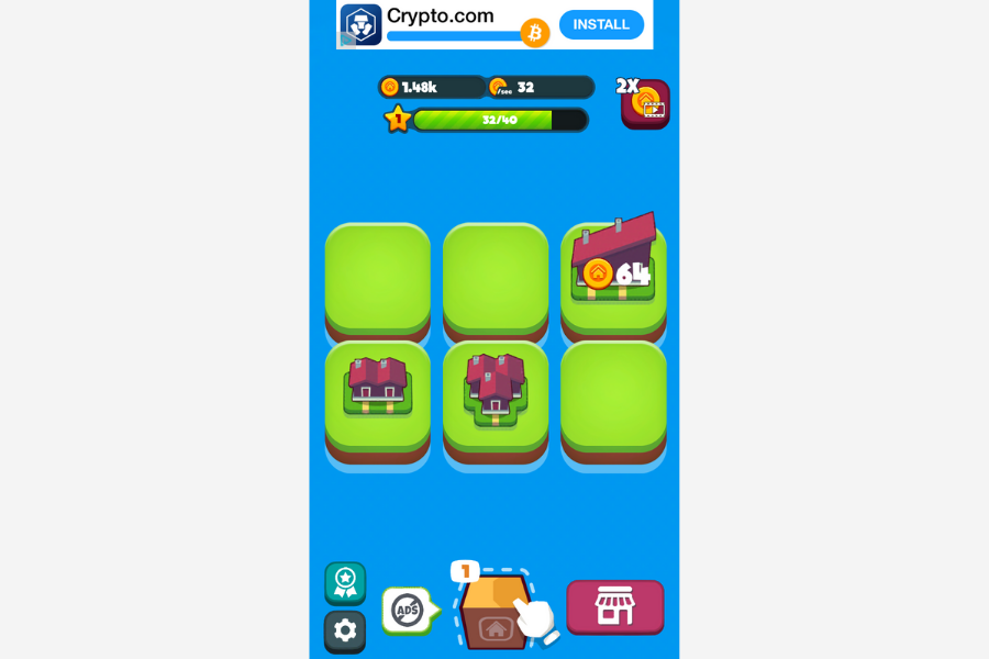 banner ad merge town