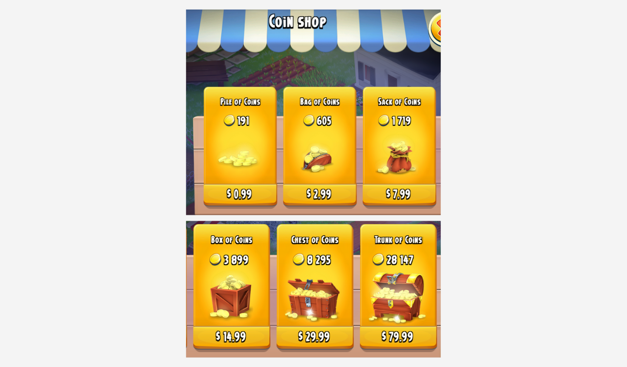 hay day monetization coin shop