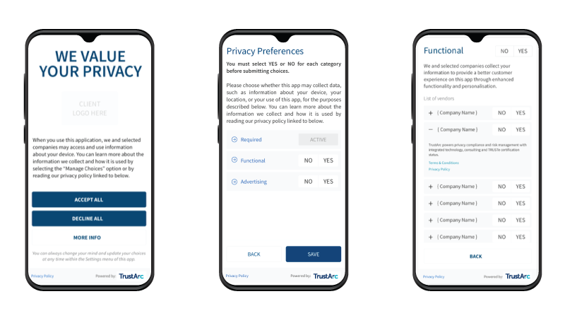trustarc consent management tool
