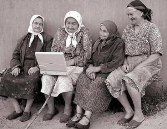 grandmas on laptop
