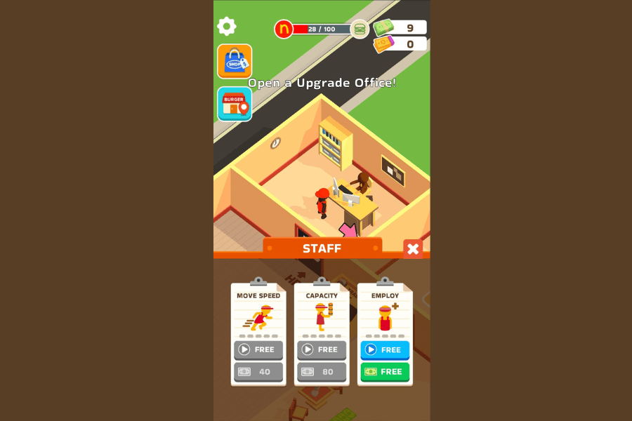 burger please upgrading