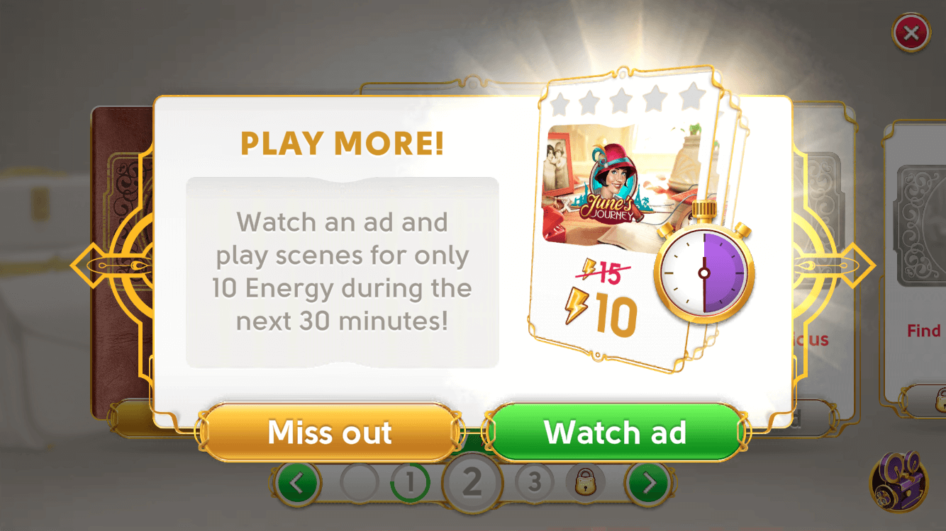 june's journey rewarded video ad placement