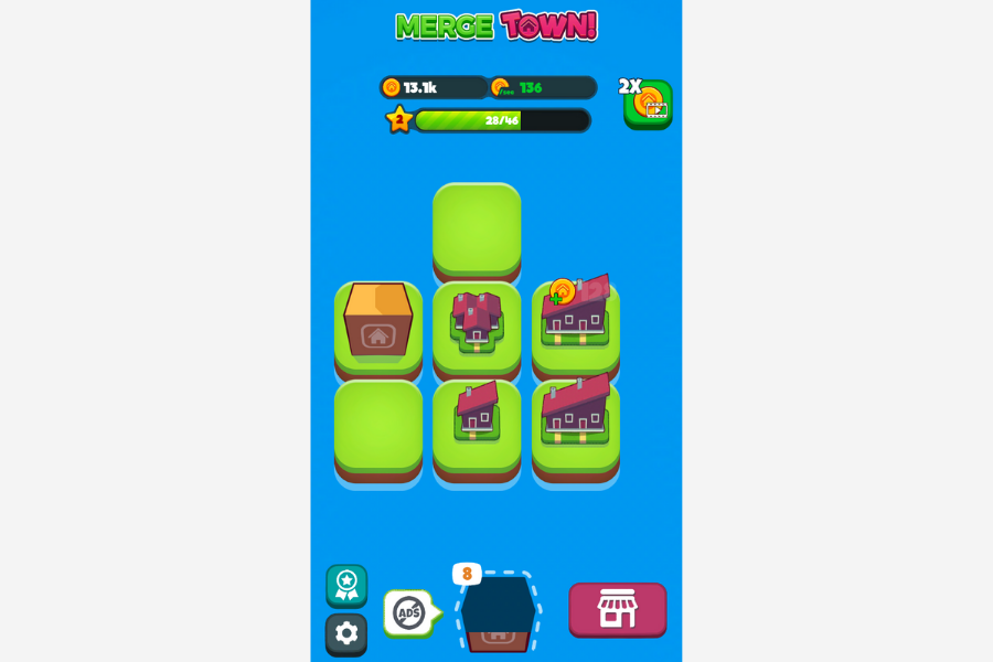 merge town merge game monetization