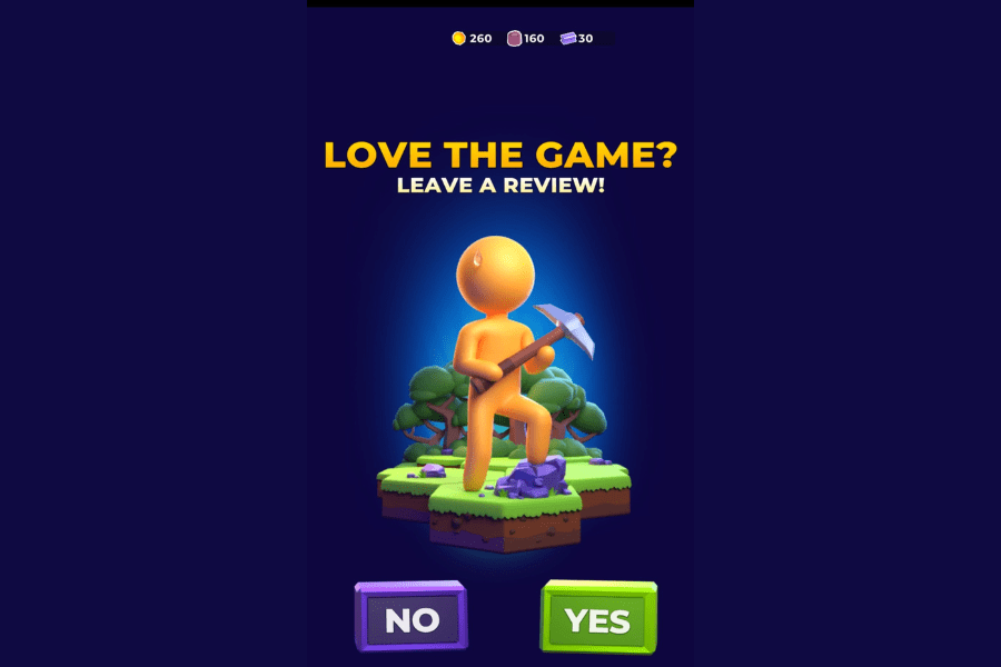 app review prompt design example