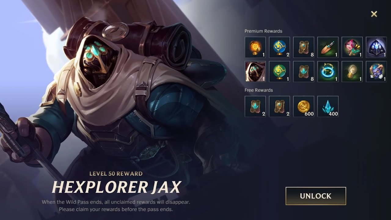 wild pass reward skin