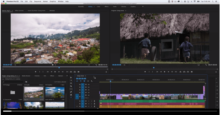 adobe premiere pro video ad tools