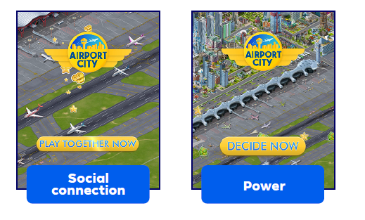 mobile game ad creatives call to action