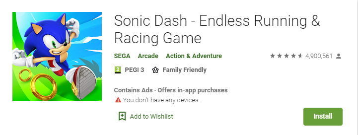 mobile game name example