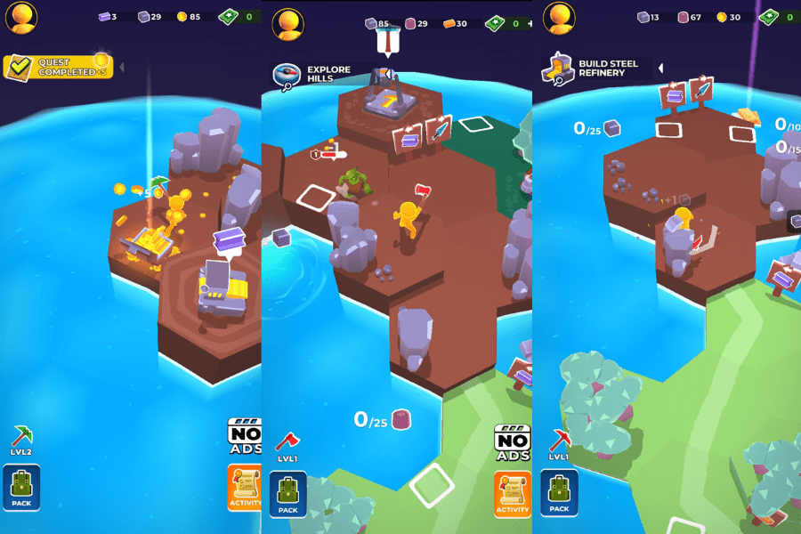 quests and tasks in my little universe