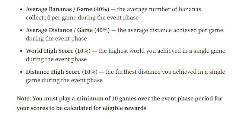 benji bananas rewards