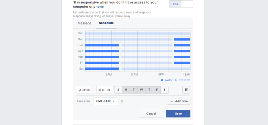 Scheduling on messenger