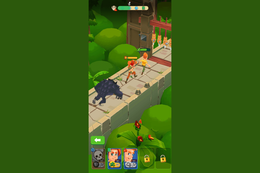 temple run idle explorers running