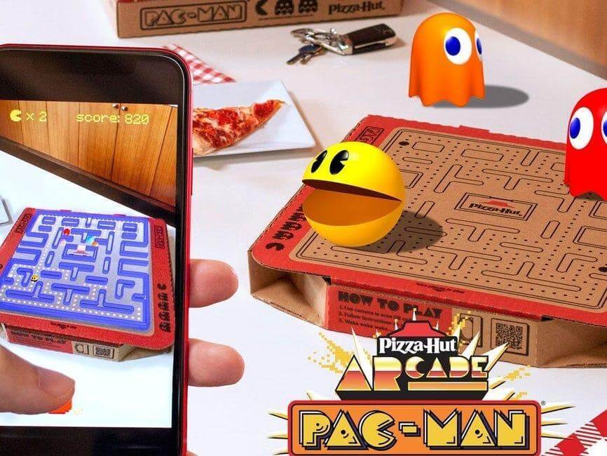 pizza hut pac man mobile marketing campaign