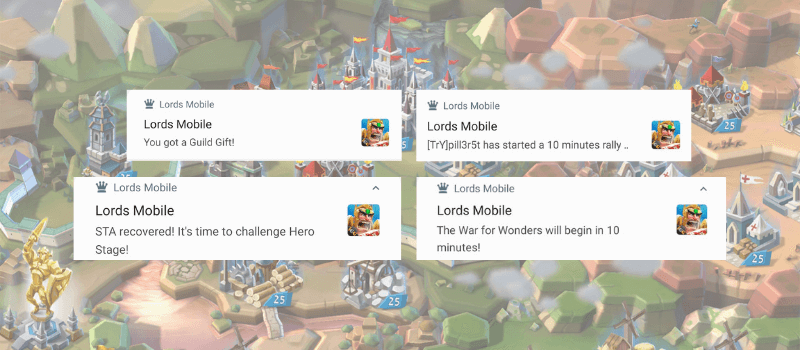 lords mobile choices examples of mobile game push notifications
