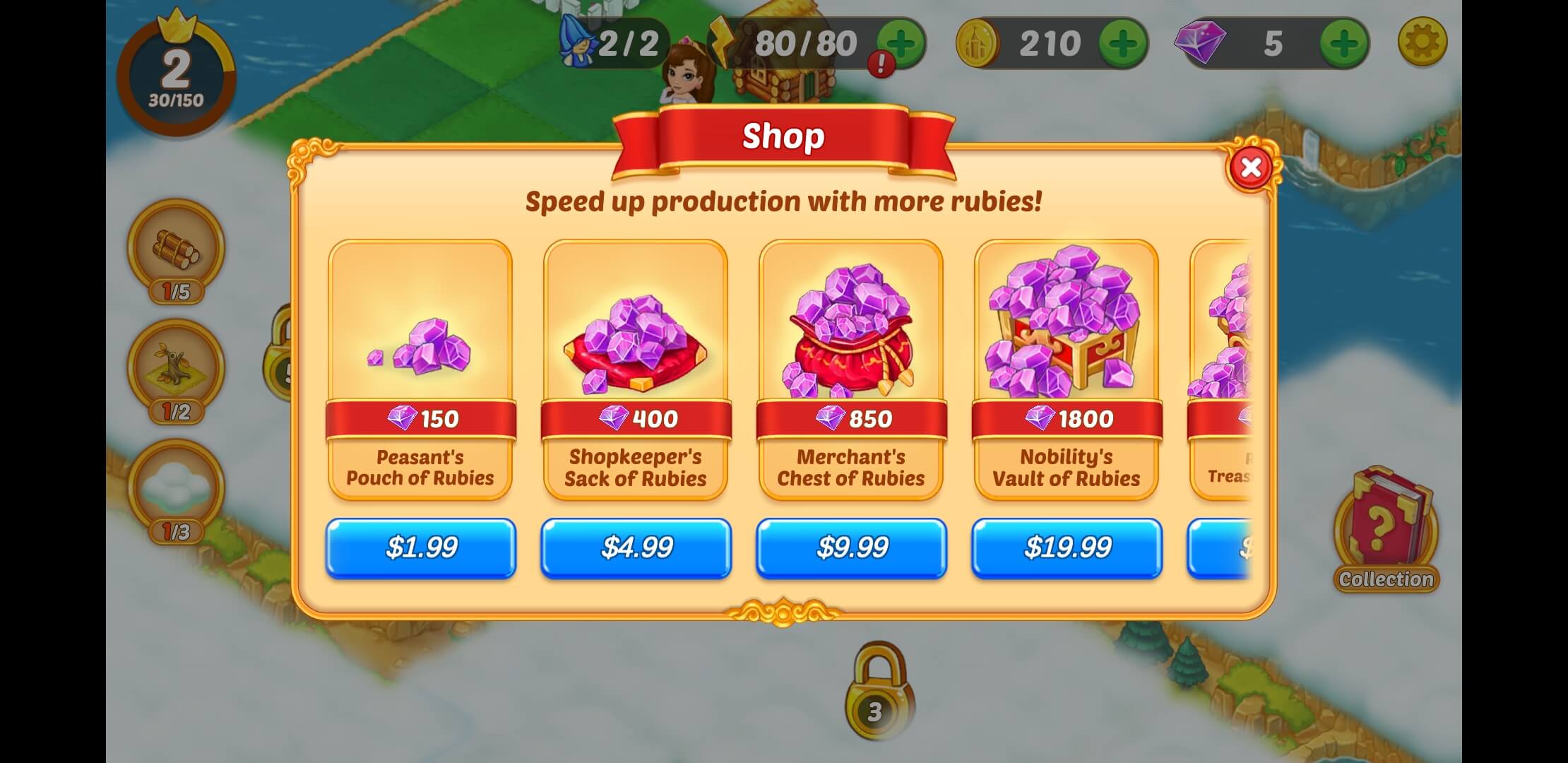 evermerge rubies premium currency mobile game currencies