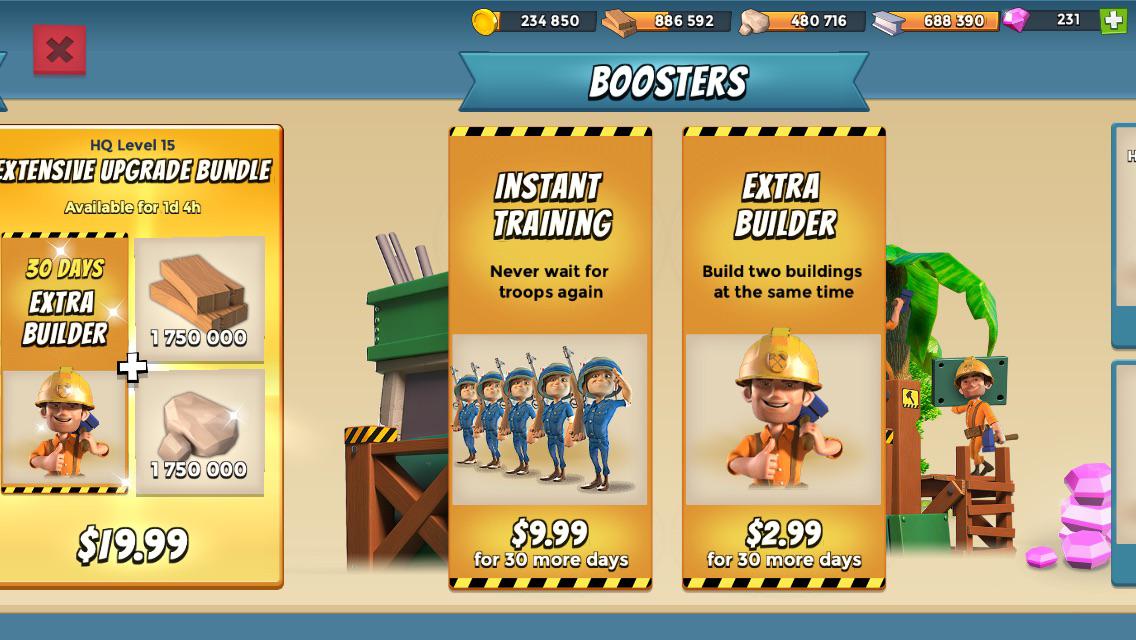 boom beach subscriptions game monetization features