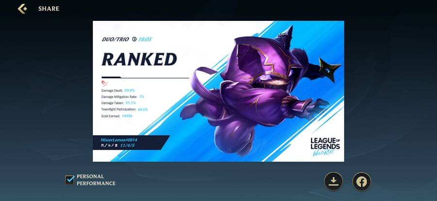 wild rift sharable achievement banner