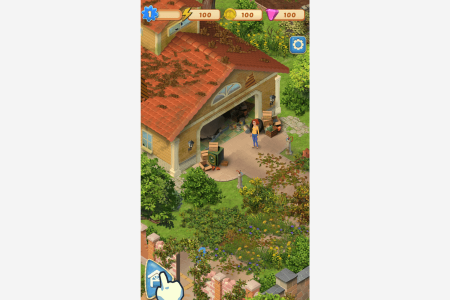 merge mansion ux ui
