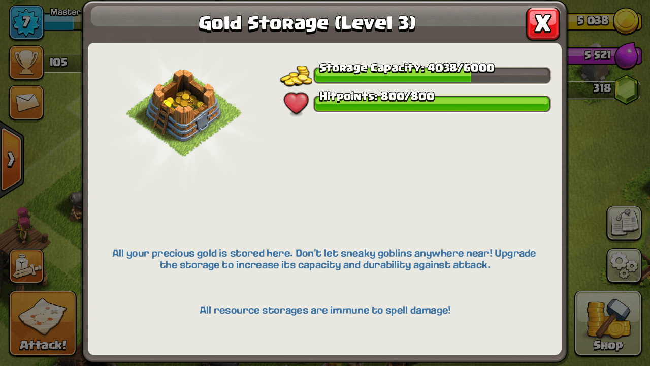 clash of clans gold medium currency